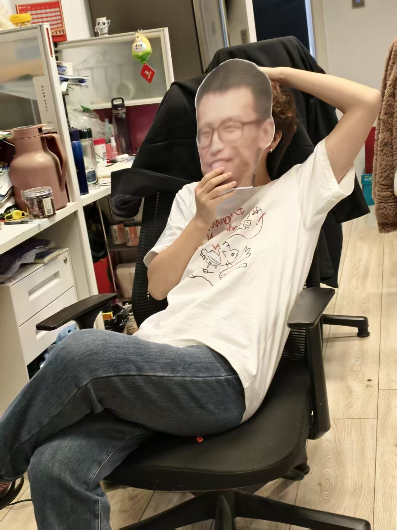 办公室里的轻松时刻